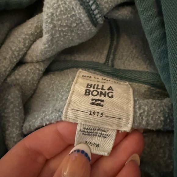 Billabong Blue Classic Hoodie Sweatshirt - Picture 5 of 5